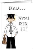 Dad Graduate card
