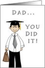 Dad Graduate card