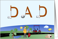 Father’s Day Golf card