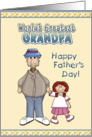 Grandpa Father’s Day Girl card