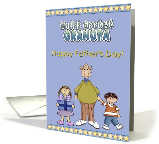 Grandpa Father's Day Kids card (434255)