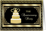 50th Anniversary Party card