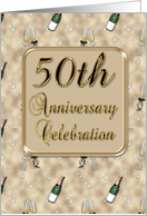 50th Anniversary Invitation card