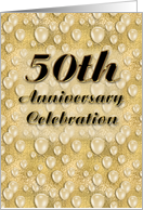 50th Anniversary Invitation card