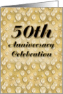 50th Anniversary Invitation card