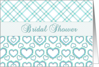 Bridal Shower Hearts Invitation card