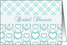 Bridal Shower Hearts Invitation card
