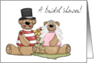 Bridal Shower Bears Invitation card