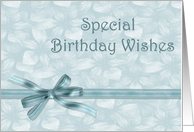 Birthday Blue Bow card