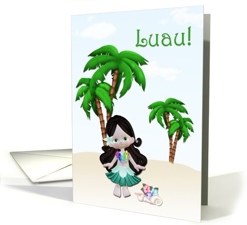 Luau Invitation card (449069)
