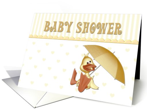 Baby Shower Duck card (451367)