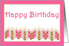 Happy Birthday Candles card