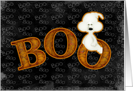 Halloween Boo Ghost card