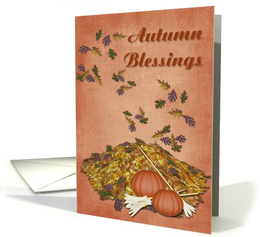 Autumn Blessings card (476016)