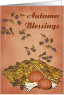 Autumn Blessings card