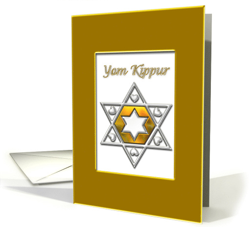 Yom Kippur Gold card (483555)