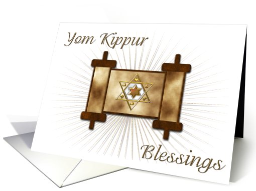 Yom Kippur Torah card (483571)