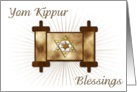 Yom Kippur Torah card