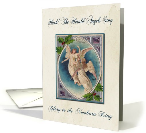Vintage Angels Christmas card (490864)