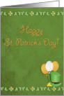 St. Patrick’s Day Hat Balloons card