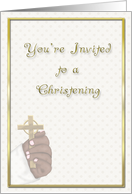 Christening Invitation Baby’s Hand card