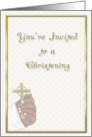Christening Invitation Baby’s Hand card