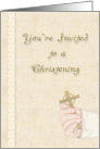 Christening Invitation Baby’s Hand card