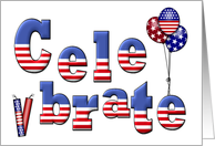 Patriotic Celebration card