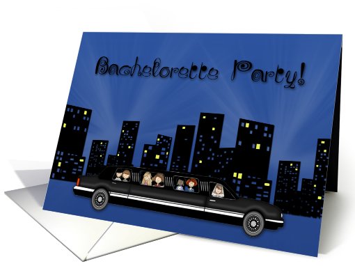 Bachelorette Limo Invitation card (659451)