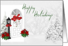 Winter Holiday Home card