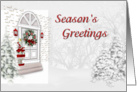 Winter Holiday Home card