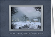 Winter Scenic Blue card