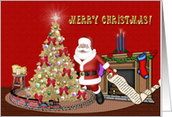 Christmas Eve Santa card