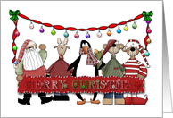 Christmas Characters card