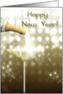 Happy New Year Champagne card