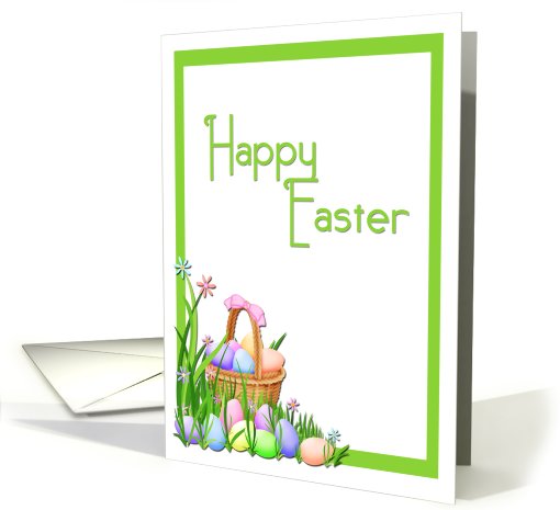 Easter Basket Greetings card (798112)