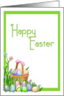 Easter Basket Greetings card