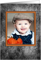 Halloween Pumpkins Photo Card