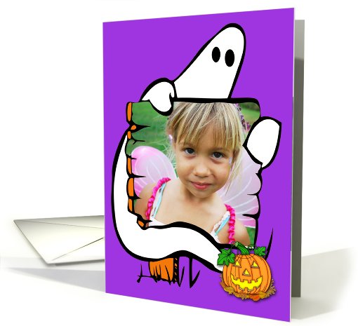 Halloween Ghost Photo card (848978)