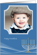 Hanukkah Menorah Photo Card