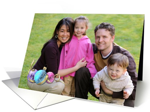 Christmas Ornaments Photo card (856772)