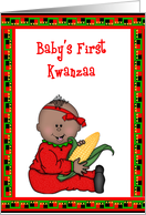 Baby Girl, First Kwanzaa card