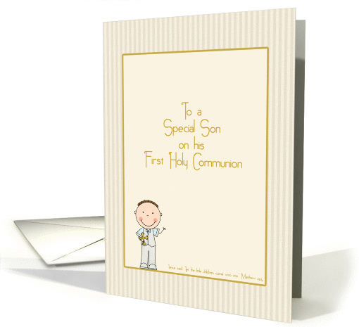 Congratulations, Holy Communion, Son card (905441)