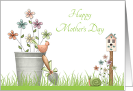 Spring Garden, Mothers Day Card