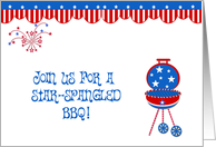 Patriotic Barbecue Invitation card