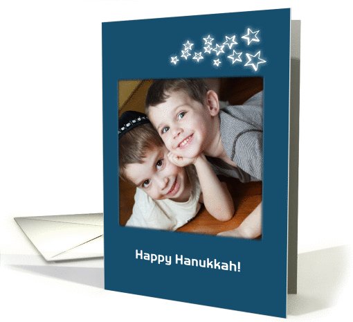 Glowing Stars, Hanukkah Photo card (945695)