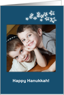 Glowing Stars, Hanukkah Photo Card