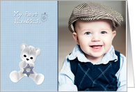 Bear, Baby’s First Hanukkah Photo Card