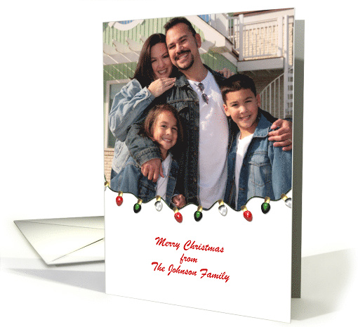 String of Lights, Christmas Photo card (965143)