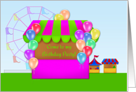 Fun Fair, Carnival Birthday Invitation card